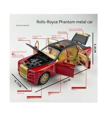 Jucărie Mașină Metalică Rolls-Royce Motor Cars Phantom 1:24