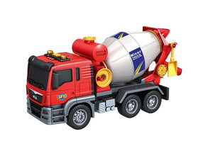 Camion de Construcții Betonieră 1:14 – Fricțiune, Sunete, Jucărie Interactivă