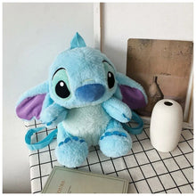 Ghiozdan Pufos Stitch, 28cm + Rechizite Cadou