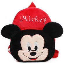 Ghiozdan Pufos Mickey & Minnie Mouse, 28cm + Rechizite Cadou