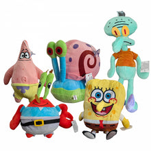 Set Plus SpongeBob si Prietenii – 6 Jucarii de Plus pentru Copii
