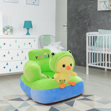 Fotoliu de Pluș cu spătar pentru Copii – Puiul și Broscuța