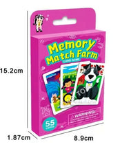 Joc de Memorie – Animale la Fermă, Joc Educativ pentru Copii