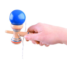 Jucarie Kendama Profesionala din Lemn, Multicolora, 15cm.