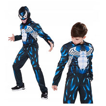 Costum Halloween de Copii, Venom din SpiderMan, cu Muschi