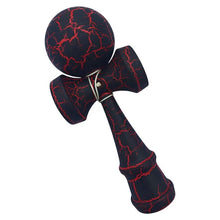 Jucarie Kendama Profesionala din Lemn, 18 cm, Design Crack