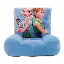 Fotoliu de Pluș pentru Copii – Disney Frozen Prințesele Elsa și Anna