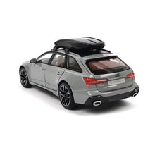 Audi RS6 – Mașinuță Die-Cast Metalică Pull Back pentru Copii, 25cm.