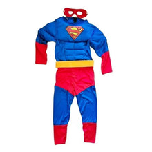Costum Halloween de Copii, Supererou Superman, set cu Pelerina si Masca