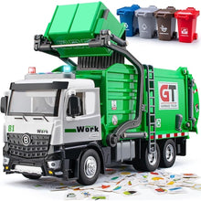 Camion de Salubrizare Metalic cu Sunete și Lumini – Distracție Interactivă