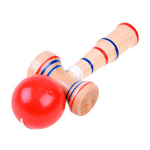 Jucarie Kendama Profesionala din Lemn, Multicolora, 15cm.