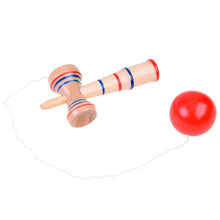 Jucarie Kendama Profesionala din Lemn, Multicolora, 15cm.