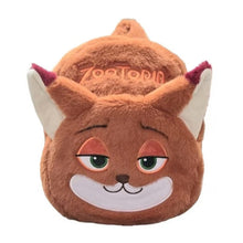 Ghiozdan din Plus Zootopia Nick Maro Deschis 25 cm – Rucsac Pufos pentru Copii, 25cm