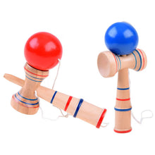 Jucarie Kendama Profesionala din Lemn, Multicolora, 15cm.