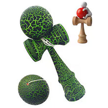 Jucarie Kendama Profesionala din Lemn, 18 cm, Design Crack