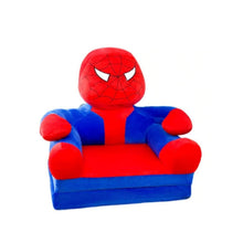 Fotoliu Extensibil de Pluș pentru Copii, Supererou Spider-Man, Omul Păianjen, 80cm.