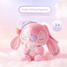 Jucarie de Plus Interactiva, Stitch Sweet Sleep cu efect de Respiratie, 34cm.
