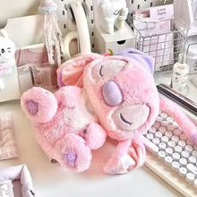 Jucarie de Plus Interactiva, Stitch Sweet Sleep cu efect de Respiratie, 34cm.