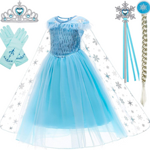 Costum Set de Halloween de copii, Printesa Stralucitoare, 5 piese.