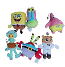 Set Plus SpongeBob si Prietenii – 6 Jucarii de Plus pentru Copii