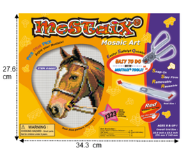 Mozaic Art pentru Copii – Model Cal, Set cu 1320 Piese Colorate