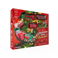 Trenulet Muzical pentru Bradul de Craciun cu Iluminare LED, Diametru 80cm.